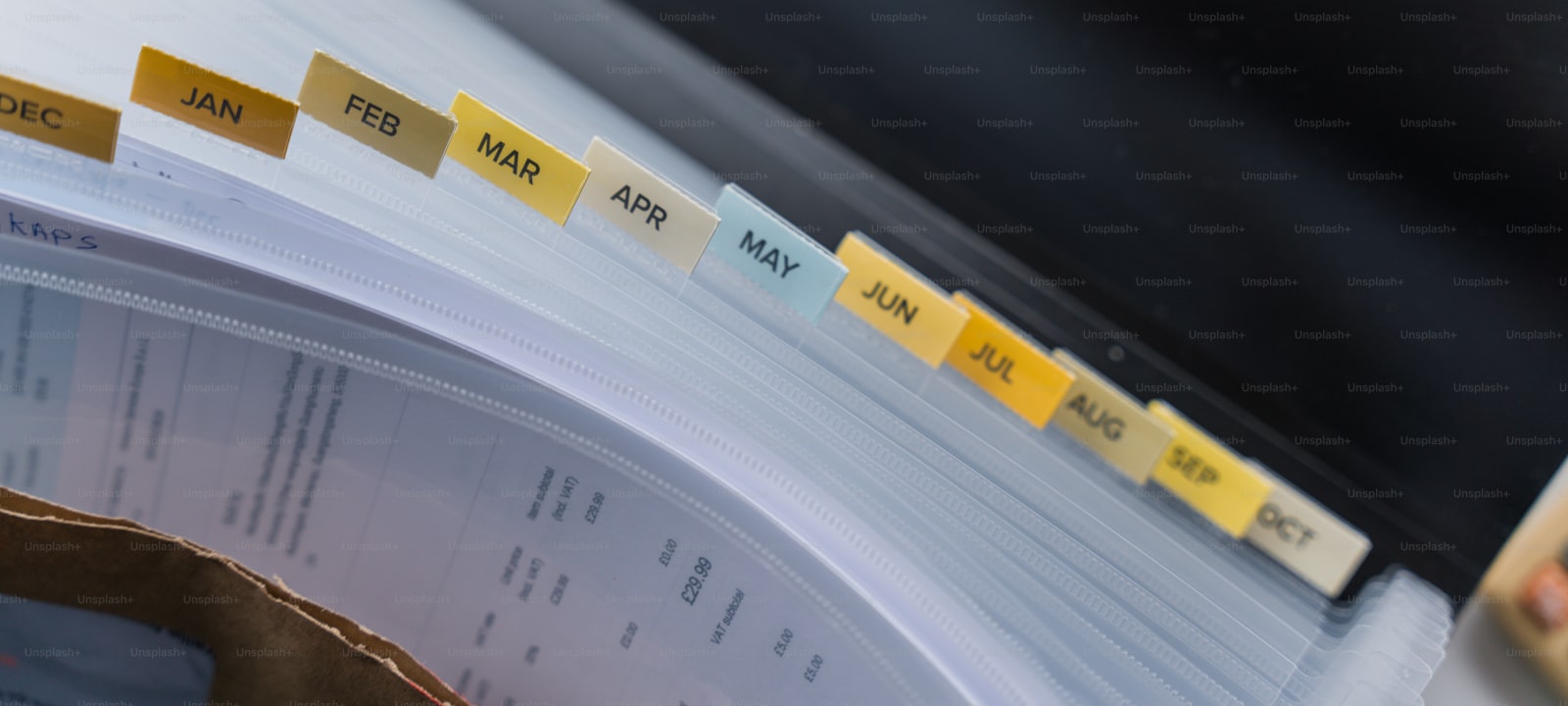 Stacked documents and records