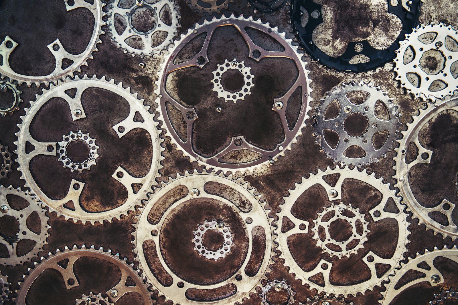 Interlocking gears representing an automated workflow